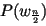 $P(w_{\frac{n}{2}})$
