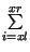 $ \sum\limits_{i=xl}^{xr}$
